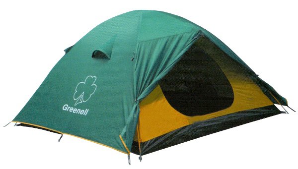 Палатка "Гори 2" Зеленый