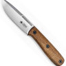 Colada K340 SW (Stonewash, Дерев. рукоять, Кожаный чехол) нож