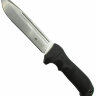 Нож Dominus AUS-8 SW (Stonewash, чёрная рукоять)