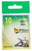 Крючки Fish Season Sode-Ring №10