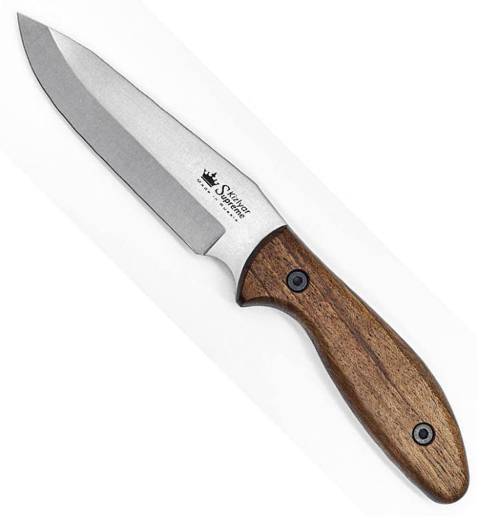 Flint AUS-8 SW (Stonewash, кожаный чехол, дерев. рукоять) нож