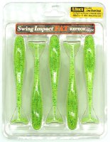 Keitech Swing Impact Fat 4.8" PAL#02 Lime Chart Shad