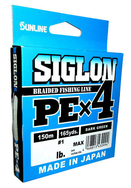 Плетёный шнур Sunline Siglon PEx4 150m (Light Green) #1.7/30Lb