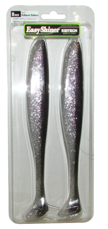 Силиконовая приманка Keitech Easy Shiner 8" цвет #483 Kokanee Salmon