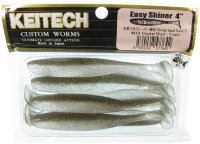 Силиконовая приманка Keitech Easy Shiner 4" цвет 410 Crystal Shad 7 шт.