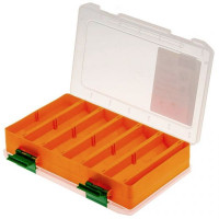 Коробка рыбака двухсторонняя Fisherbox 240D orange (24x15x05)