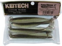 Силиконовая приманка Keitech Easy Shiner 4" цвет 440 Electric Shad 7 шт.