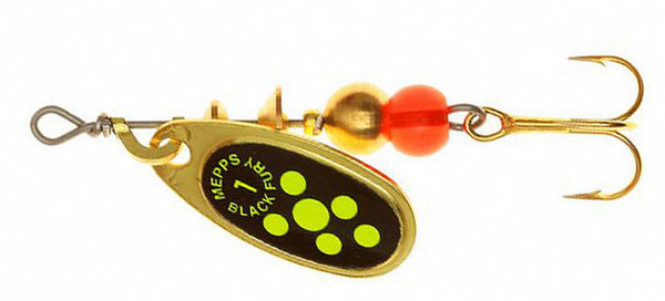 Блесна COMET BLACK FURY OR  CHARTREUSE №1