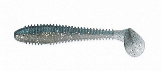 Силиконовая приманка Keitech Swing Impact Fat 4.8" цвет #431 Silver Shiner 5 шт.