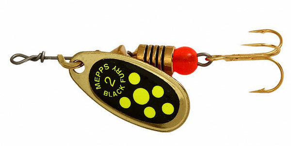 Блесна COMET BLACK FURY OR  CHARTREUSE №2