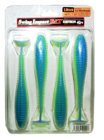 Силиконовая приманка Keitech Swing Impact Fat 5.8" цвет PAL#03 Ice Charteuse 4 шт.