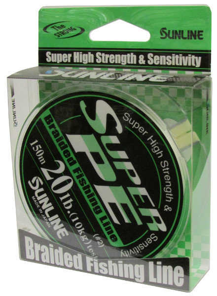 Плетенка Sunline Super PE 150м #2,0 0,23мм 20lb (белый)
