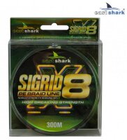 Шнур EastShark SIGRID X8 300 м 0,28 мм зелёный