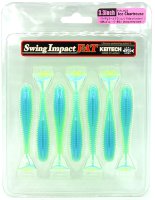 Силиконовая приманка Keitech Swing Impact FAT 3.3" цвет PAL#03 Ice Chartreuse 7 шт.