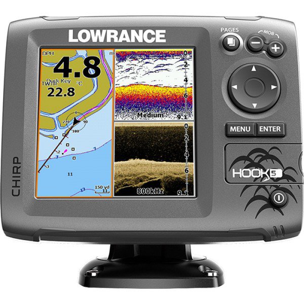 Lowrance Hook-5 Mid/High/DownScan
