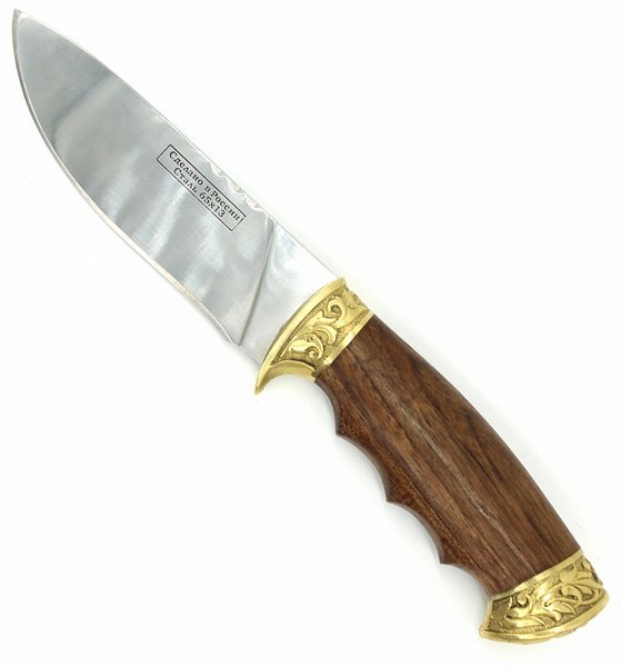 Нож Енот латунь