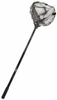 Подсачек Tsuribito Net Trap Fold BKTО-38379501 чёрная силиконовая сетка 95х38см