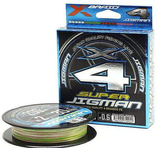Плетёный шнур YGK X-BRAID Super Jigman X4 #1.5-25lb 200 м