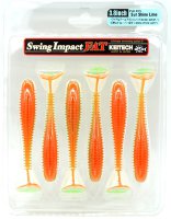 Силиконовая приманка Keitech Swing Impact Fat 3.8" цвет PAL#05 Sun Shine Lime 6 шт.