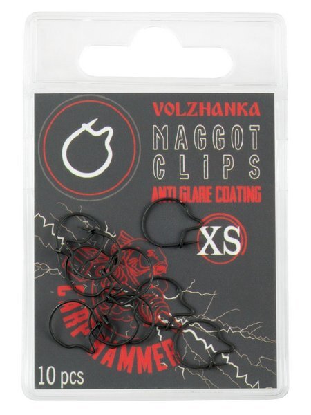 Клипса для опарыша "Volzhanka Maggot Clips" # XS (10шт/уп)
