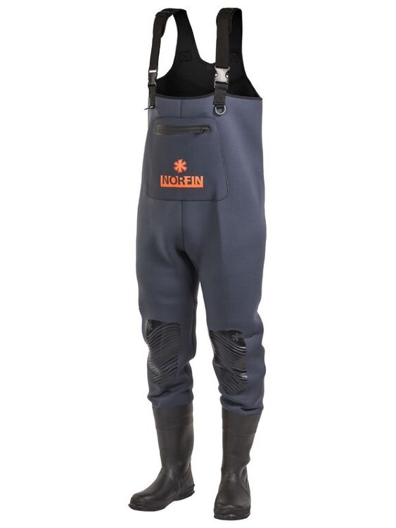 Полукомбинезон заброд. Norfin SHADOW NEOPRENE BOOTFOOT р.44-XL с сапогами резина (83500-44-XL)