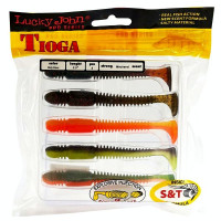 Виброхвост съедобный LJ Pro Series Tioga 3,9in (10 см) MIX2