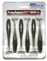 Силиконовая приманка Keitech Swing Impact Fat 4.3" цвет 440 Electric Shad 6 шт.