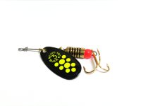 Блесна Comet Black fury NR/Chartreuse №1