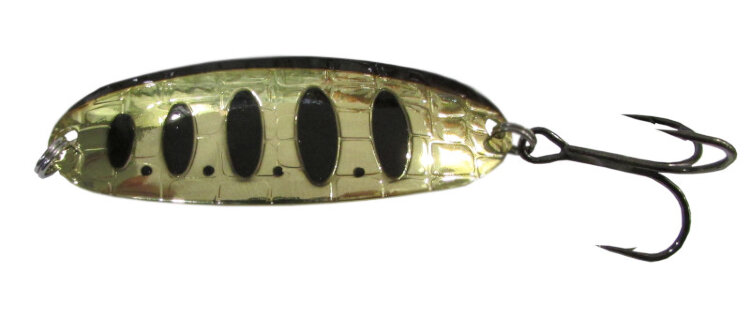 Блесна колебл. Lucky John Croco Spoon Shallow Water Concept 15 г цвет 008