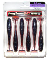 Силиконовая приманка Keitech Swing Impact Fat 4,3" цвет PAL#09 Violet Fire 6 шт.
