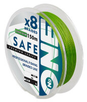Плетёный шнур №ONE SAFE Х8 150 (green) d0.15