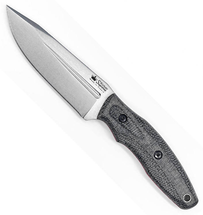 Нож CityHunter AUS-8 SW (Stonewash, рукоять Микарта, ножны кайдекс)