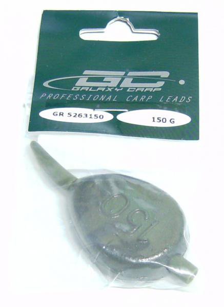 Грузило свинец Galaxy Carp Flat pear Inline Plus 150 5263150