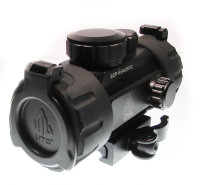 Коллиматор Leapers UTG 1x30 Compact, закрытый на weaver,  подсв. точка зел./красн. SCP-RG40SDQ